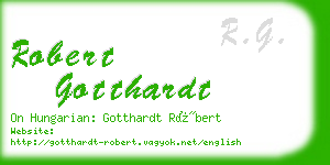robert gotthardt business card